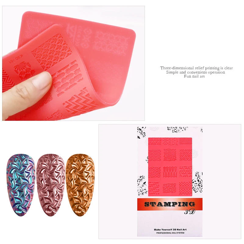 Title 4, Estêncil de silicone para impressão de arte em ...