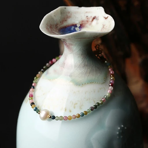 Title 4, Pulseira de pérolas naturais para moda feminina...