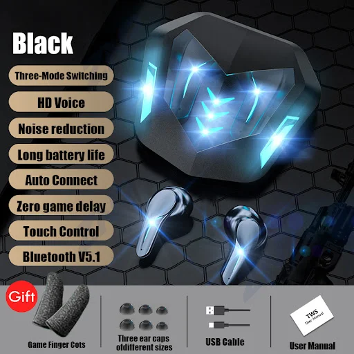 Title 8, Wireless In-Ear Binaural Gaming Bluetooth Heads...