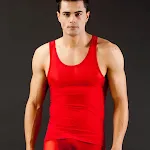 Chaleco de hombre de malla de nailon fino, cómodo y transpirable para el hogar, ideal para relajarse y estar fresco. — foto 3