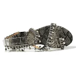 New Women's Snake Print Flip Flops Pearl Sandals, stylish and comfortable summer footwear, perfect for the beach, vacati — photo 1