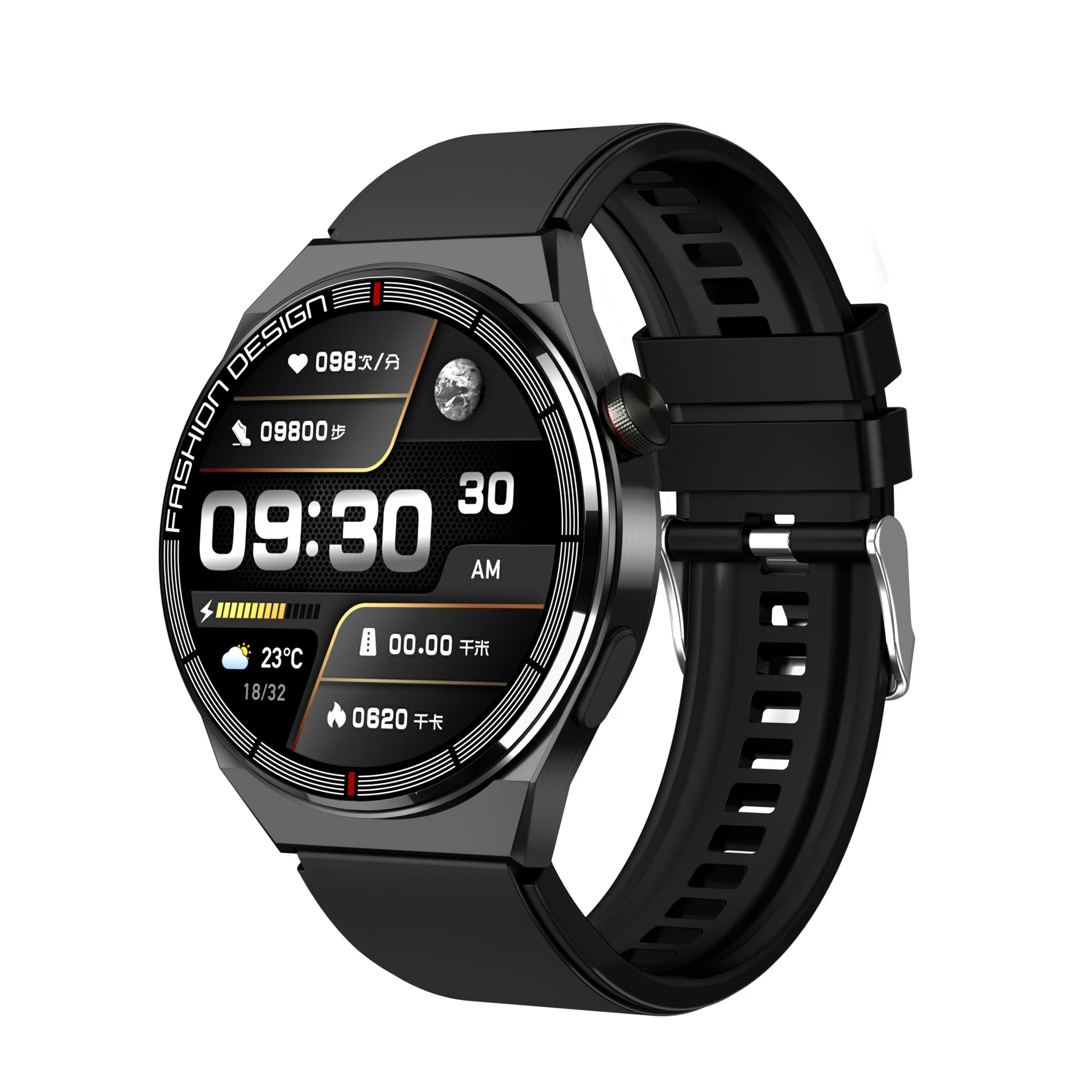 Title 2, Bluetooth Calling NFC Smartwatch with Heart Rat...