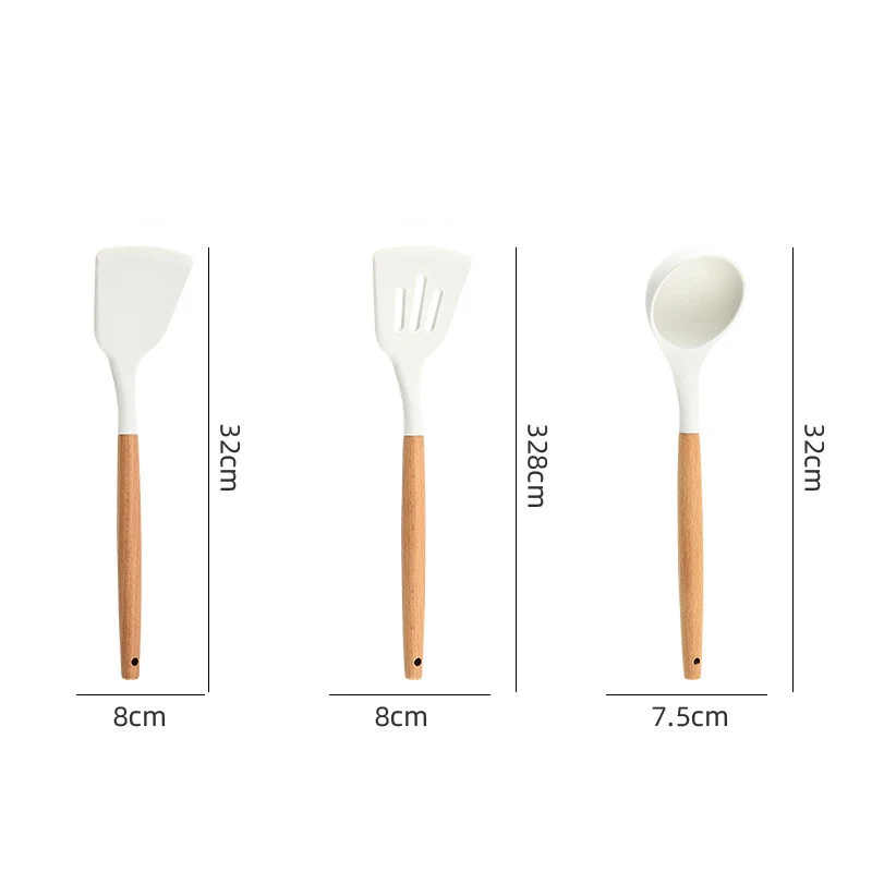 Title 1, Silicone Kitchen Spatula Spoon Cooking Cookware...