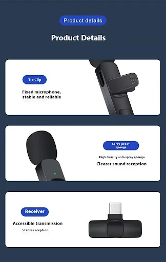 Title 4, Collar Clip Microphone Outdoor Video Recording ...