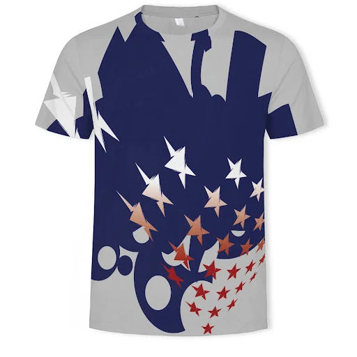 Title 15, Printed Casual Short-Sleeved t-Shirt Mens