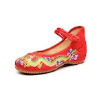 Zapatos bajos de lona bordados ideales para comodidad y estilo. Disfruta de la elegancia casual con estos zapatos versátiles. — foto 4