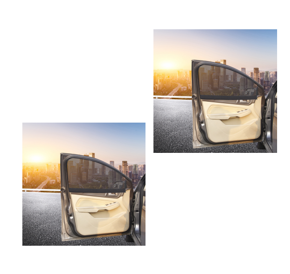 Magnetic Absorption Car Shade Quick Installation Sun Protection UV Protection and Privacy Easy to attach to car windows — photo 1