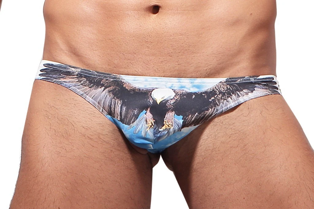 Cuecas masculinas de poliéster com impressão digital, conforto e estilo. Secagem rápida, respiráveis e com designs exclusivos para o dia a dia. — foto 15