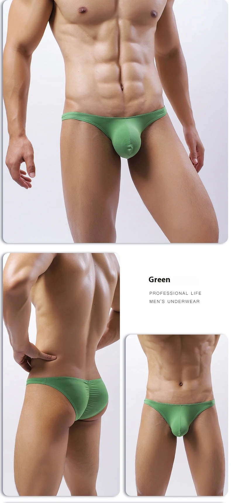 Title 8, Mens Underwear Solid Color Youth Thin Breathab...