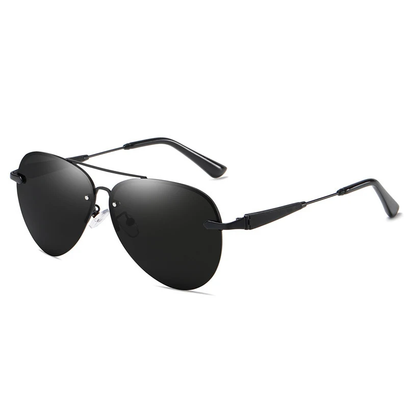 Title 9, Classic Rimless Polarized Sunglasses UV400 pro...