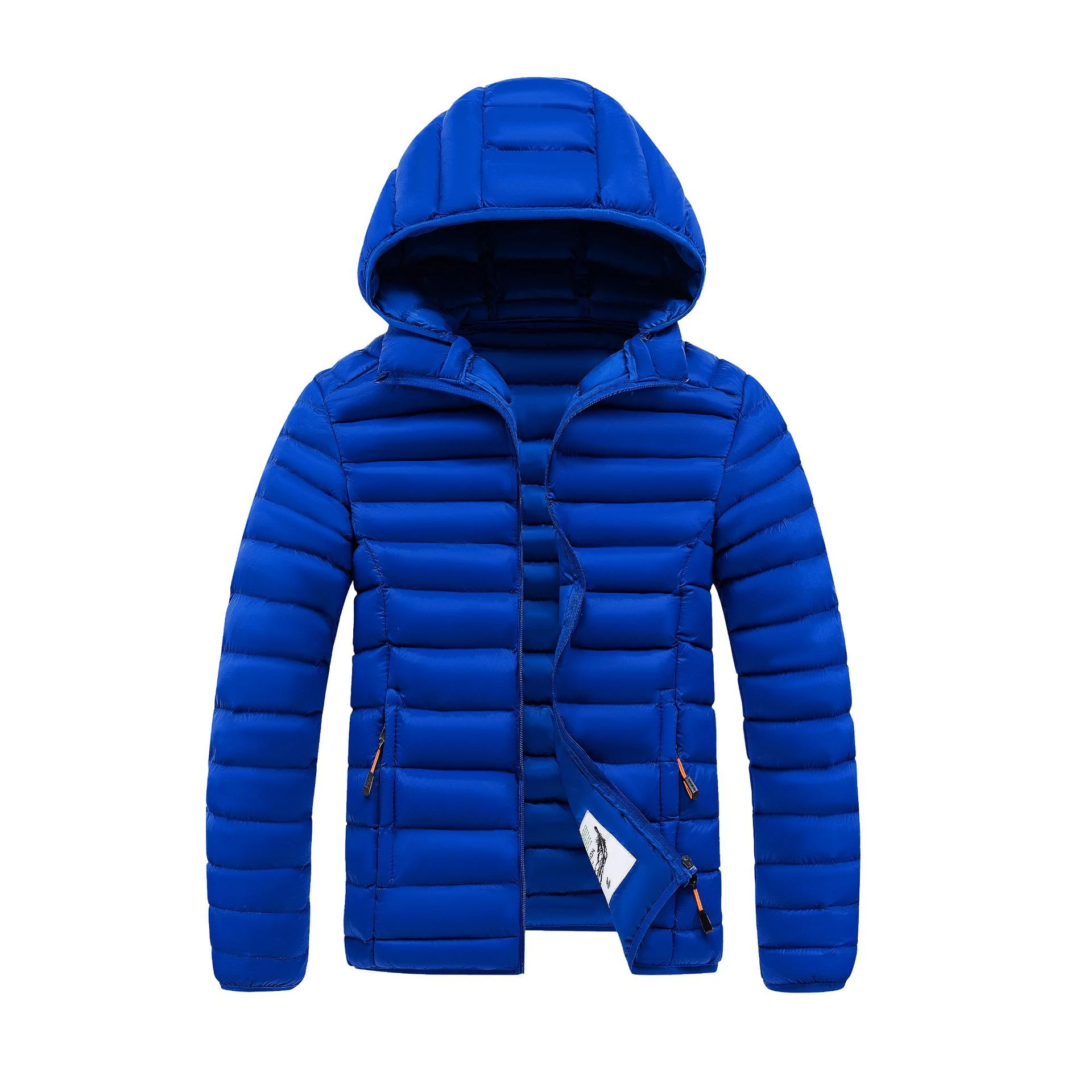 Casaco acolchoado de algodão canelado fino leve Jaqueta acolchoada multicolorida para homens. Conforto, estilo e versatilidade para o dia a dia — foto 12