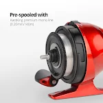 Carretilha KastKing Hidden Road Asia fechada para linha de pesca, ideal para pescaria na Ásia, design fechado, resistente. — foto 5