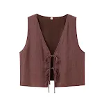 Reddish Brown Vest
