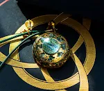 Necklace with leather cord