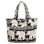 Bolsa feminina de mão em nylon, estilo coreano com estampas fofas, bolsa de ombro casual, grande capacidade, ideal para uso diário. — foto 26