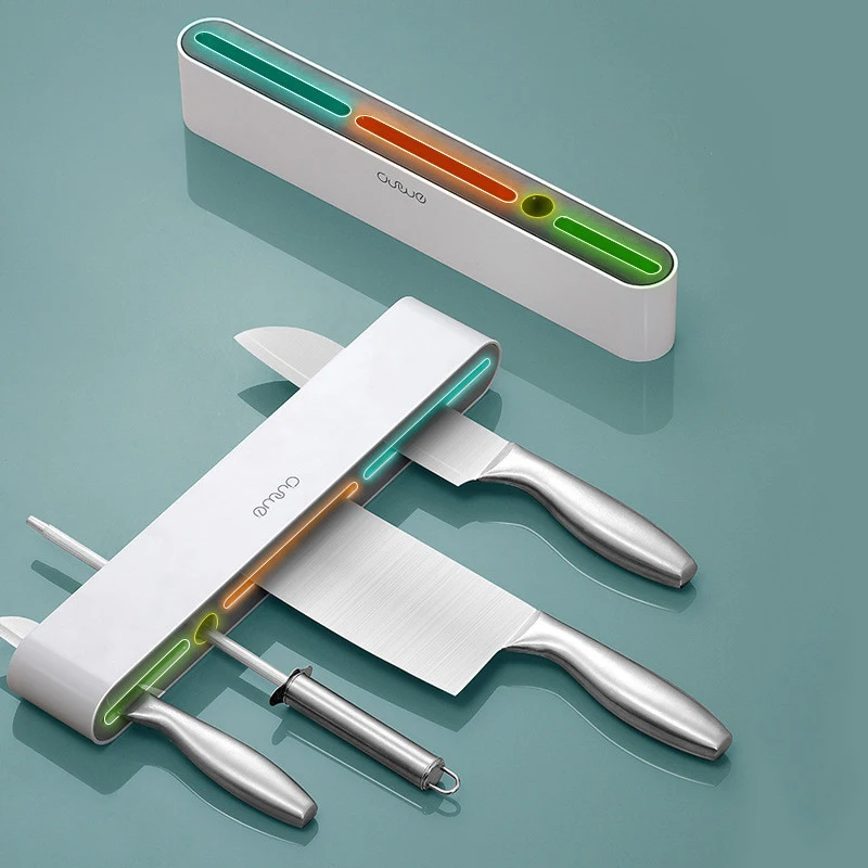 Wall-mounted Knife Holder and Multifunctional Kitchen Supplies Keep your knives organized and safe with this convenient — photo 3