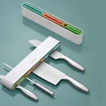 Wall-mounted Knife Holder and Multifunctional Kitchen Supplies Keep your knives organized and safe with this convenient — photo 3