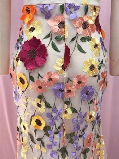 Title 14, Womens Round Neck Embroidered Three-dimensiona...