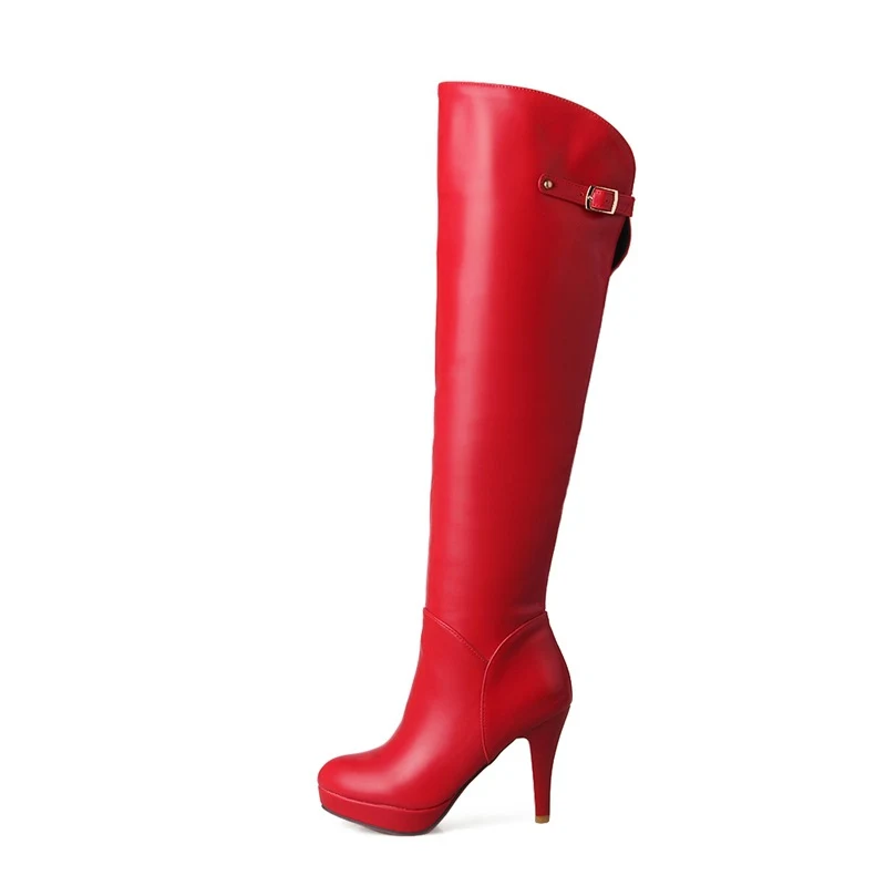 Title 4, Womens Over The Knee High Heel Boots for a sty...