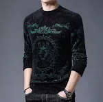 New Domineering Pattern Jacquard Thick Mink Wool Warm Sweater, Perfect for Winter, Provides Supreme Comfort and Exceptio — photo 4