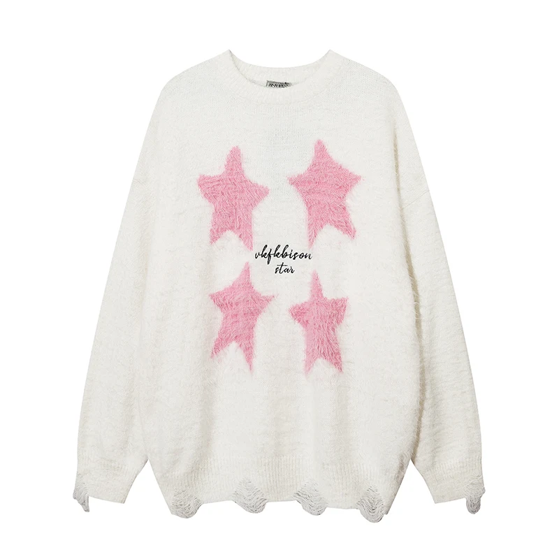 Title 2, Mens Five-pointed Star Flocking Jacquard and F...