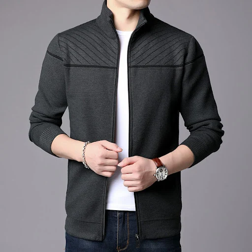 Title 6, Middle-aged and young casual sweater coat