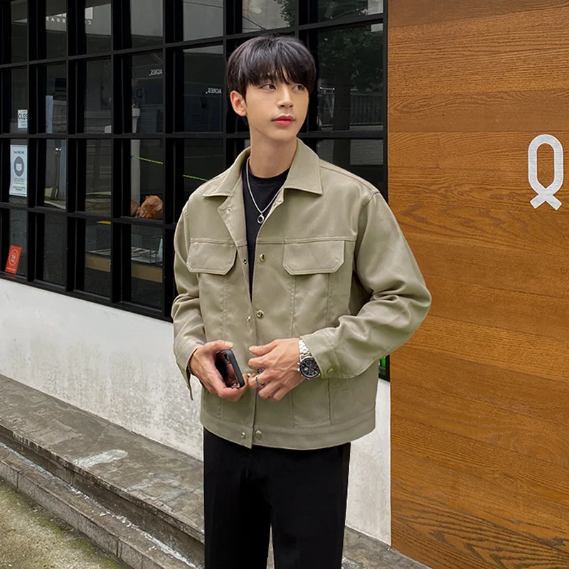 MYQ Jacket Coat Men's Clothes Casual Lapel Light Cooked Wind Top Perfect for Everyday Wear and Light Outdoor Activities — photo 5