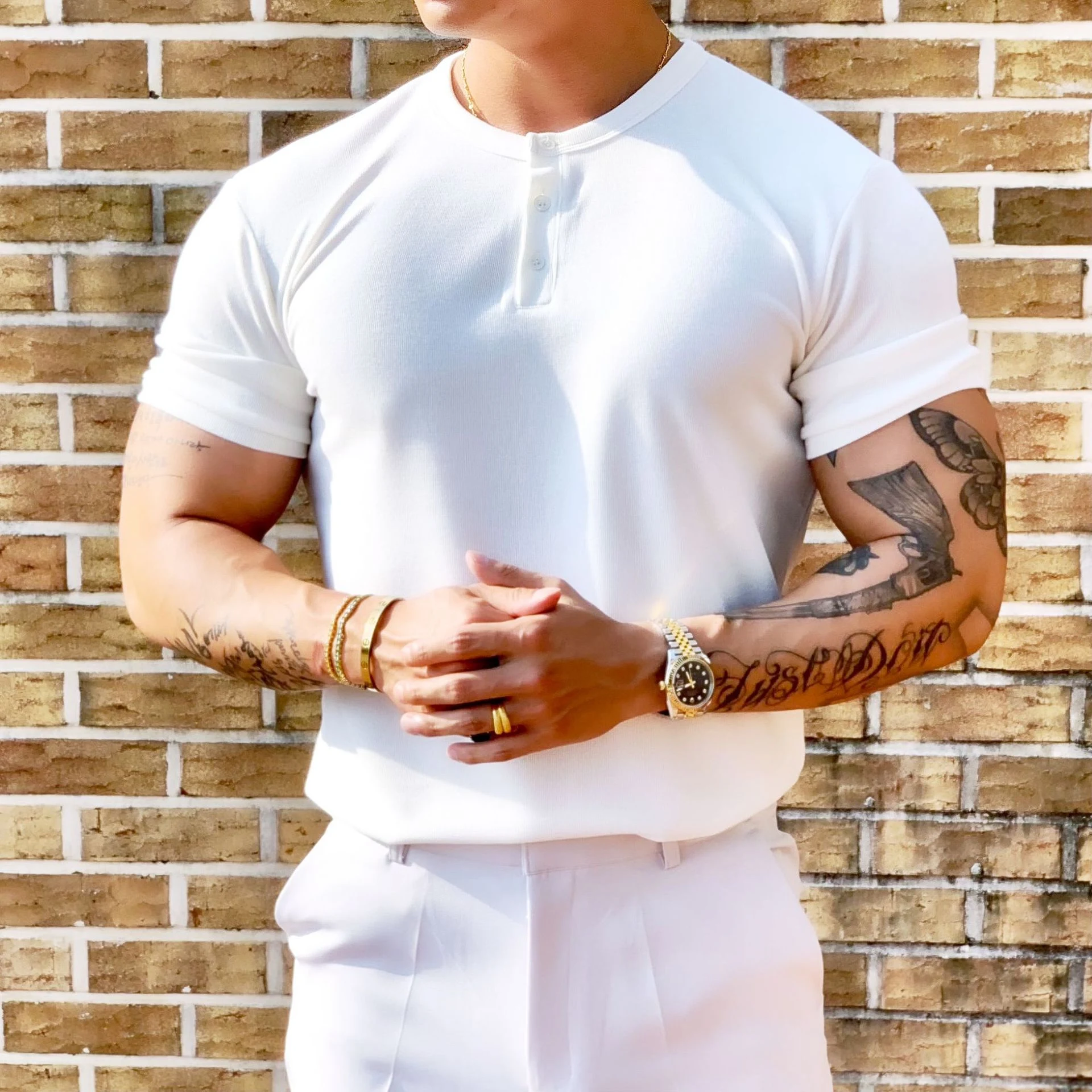 Muscle Brothers Short Sleeve Nylon Stretch T-Shirt, Moisture Wicking. Stay comfortable and dry during your workouts with — photo 4