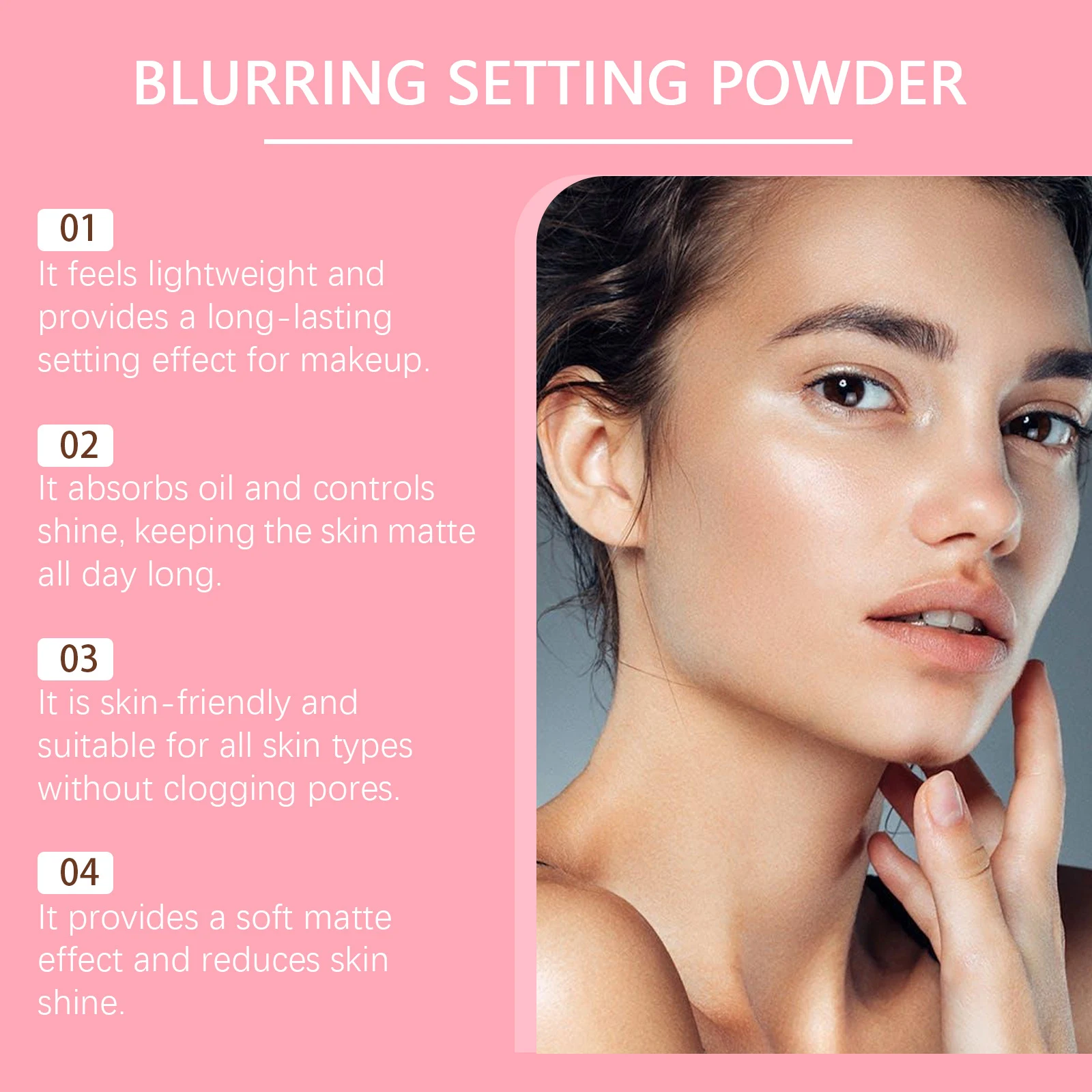 Light, Delicate, and Breathable Makeup Powder for a Flawless Finish. Achieve a natural look with all-day comfort and a s — photo 5