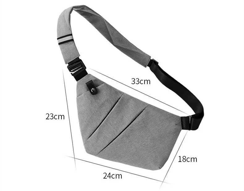 Title 1, Bolsa transversal casual masculina para viagem,...