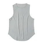 Thin solid color light board round neck sleeveless vest for men and women, comfortable and versatile, a perfect lightwei — photo 13