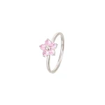 Anel Floral Simples Estilo Frio Personalidade Artística e Sofisticada. Expresse sua alta sensibilidade com esta joia única e charmosa. — foto 10