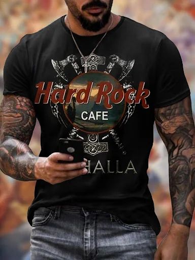 Title 7, T-shirt homme 3D à imprimé animal numérique, te...