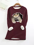 Autumn And Winter New Fleece-lined Thermal Bottoming Shirt Big Sale Printing — photo 4