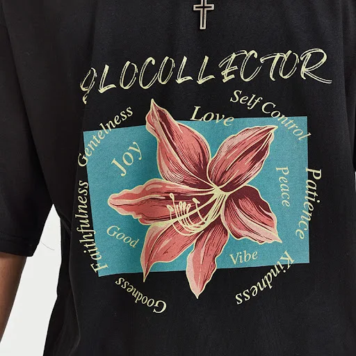 Title 5, Tops vintage com estampa floral para homens e m...