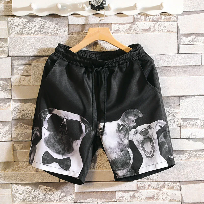 Title 3, Shorts estampados sobre tecido de secagem rápid...