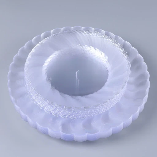Title 1, 6-inch (15CM) Disposable Plastic Plates. Perfec...