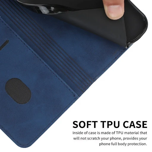 Title 2, Capa de couro para celular A22 Diamond Skin Fee...