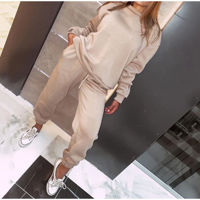Title 8, Conjunto Feminino Athleisure Moletom Duas Peças...