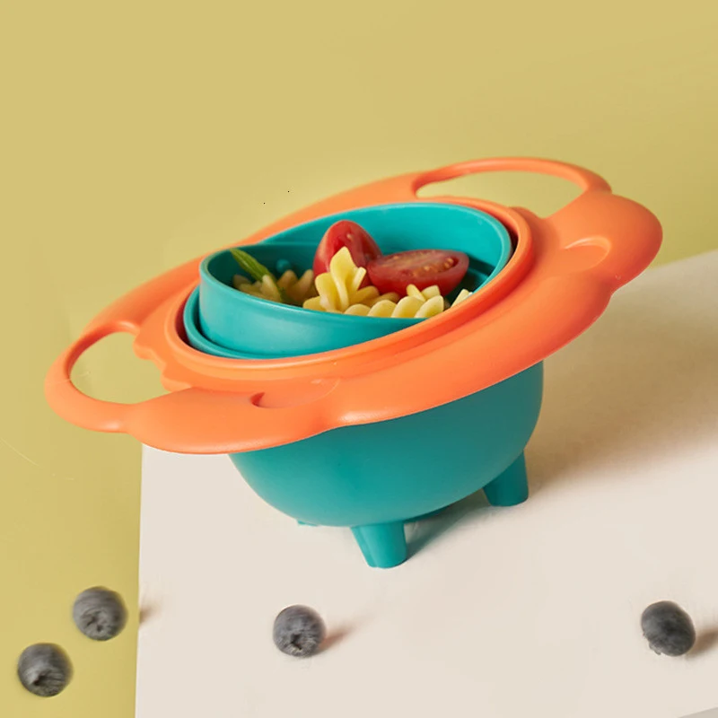 Title 2, 360 Degree Rotating Gyro Bowl Do Not Fall. Spil...