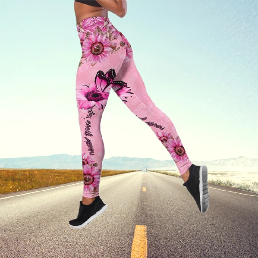 Pantalones de yoga de talle alto para mujer de talla grande con diseño de mariposa otoñal, perfectos para yoga y ejercicio. — foto 18