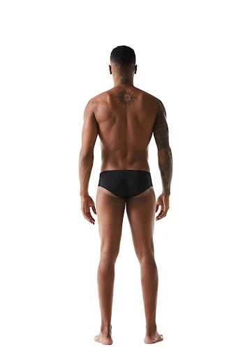 Title 7, Mens One-Piece Seamless Low Waist Quick-Drying...