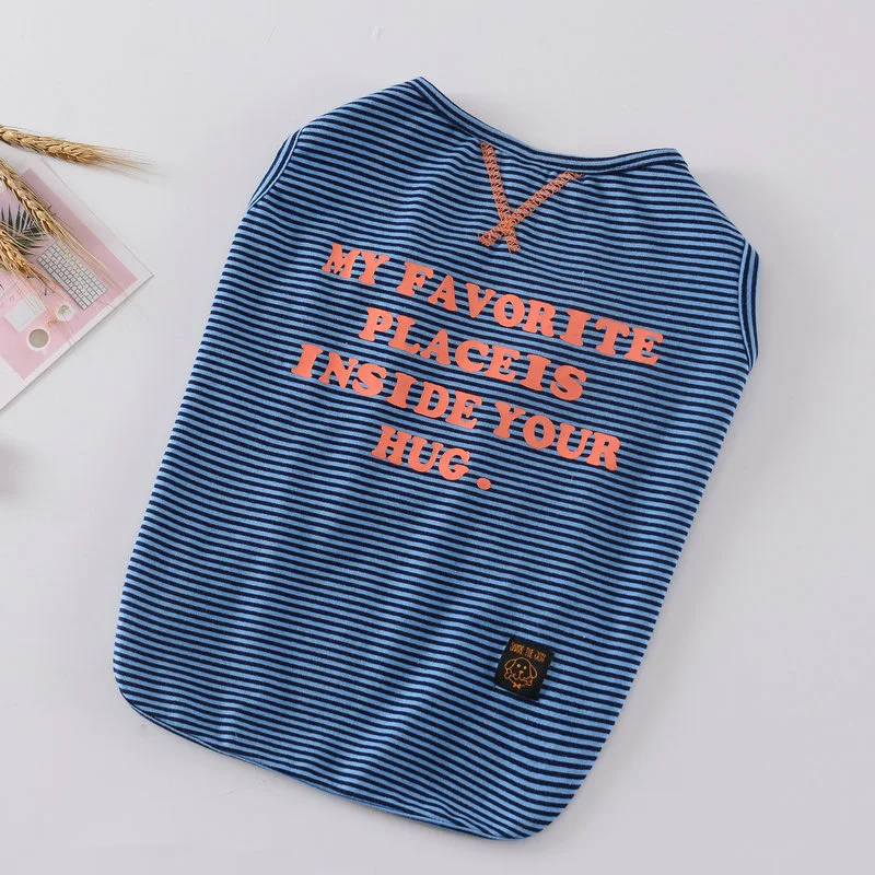 New Cartoon Short-sleeved Vest, Casual Cartoon Jacket, Pet Clothes for Spring and Summer, comfortable and stylish, keeps — photo 2