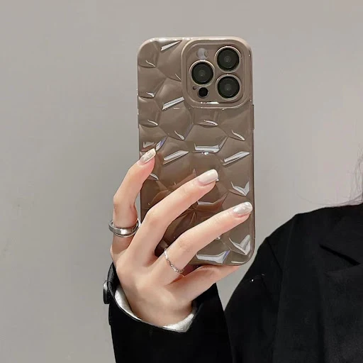 Title 10, Pebble Mobile Phone Shell with Lens Protector, ...
