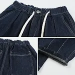 Jeans da lavoro da uomo a gamba larga affusolata, comfort e stile per la vita di tutti i giorni, perfetti per il lavoro — foto 3