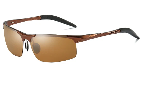 Men's Aluminum Magnesium Fashionable Polarized Sunglasses provide superior UV protection and clarity, perfect for drivin — photo 12