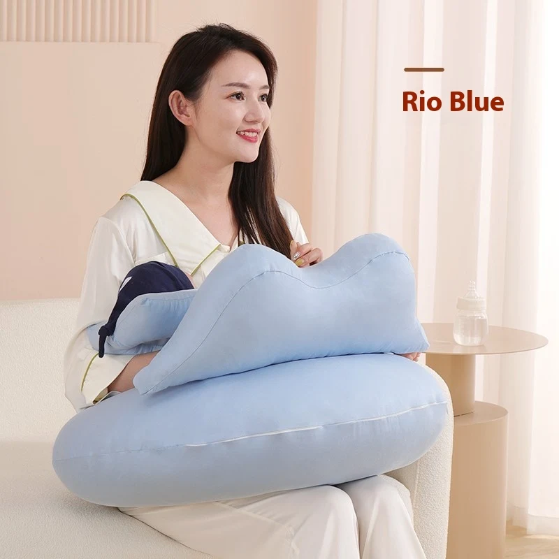 Travesseiro Multifuncional para Bebês, Grávidas e Amamentação Suporte e Conforto para Mães e Bebês, Design Ergonômico e Versátil — foto 2