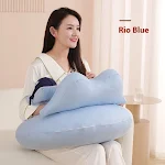 Travesseiro Multifuncional para Bebês, Grávidas e Amamentação Suporte e Conforto para Mães e Bebês, Design Ergonômico e Versátil — foto 2