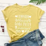 T-shirt met korte mouwen en letterprint — foto 4