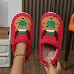 Christmas Home Slippers Indoor, Soft Bottom, Mute, Warm. Enjoy cozy warmth with these comfortable, silent, and perfect s — photo 4